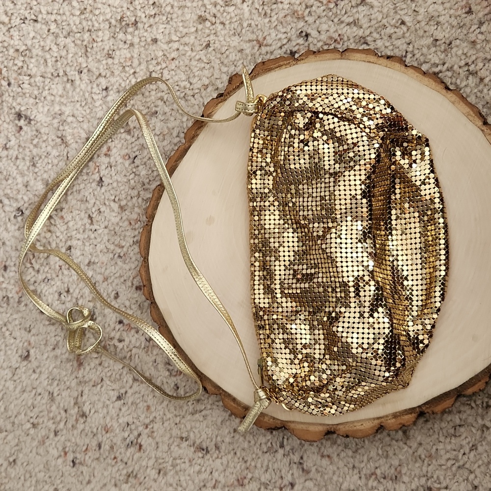Vintage Whiting & Davis Gold Mesh Evening Handbag